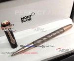 Perfect Replica Mont Blanc Rouge Et Noir Rose Gold Rollerball Pen MB Pen